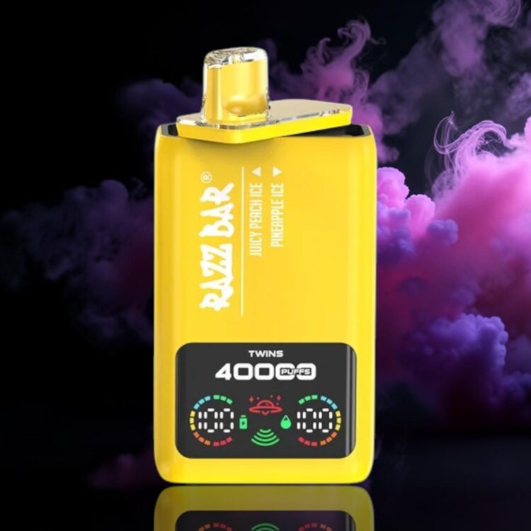 Razz Bar 40K Duo – Juicy Peach Ice • Pineapple Ice