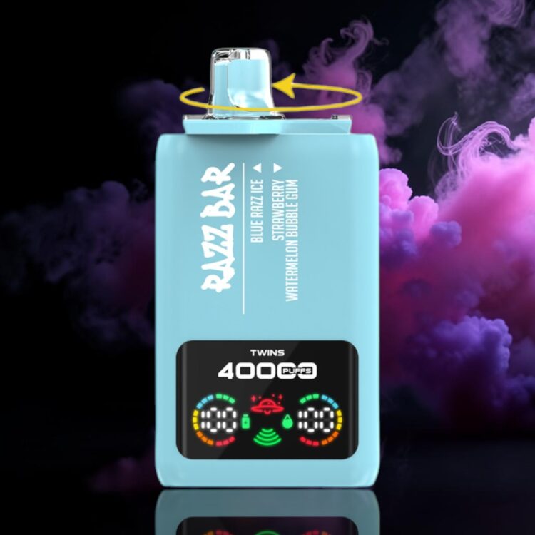 Razz Bar 40K Duo – Blue Razz Ice • Strawberry Watermelon Bubble Gum