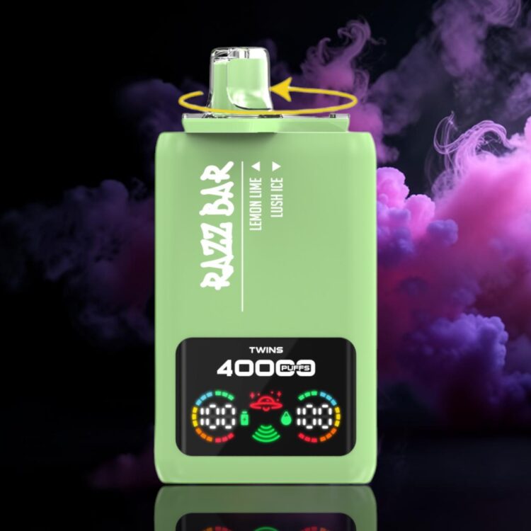 Razz Bar 40K Duo – Lemon Lime • Lush Ice