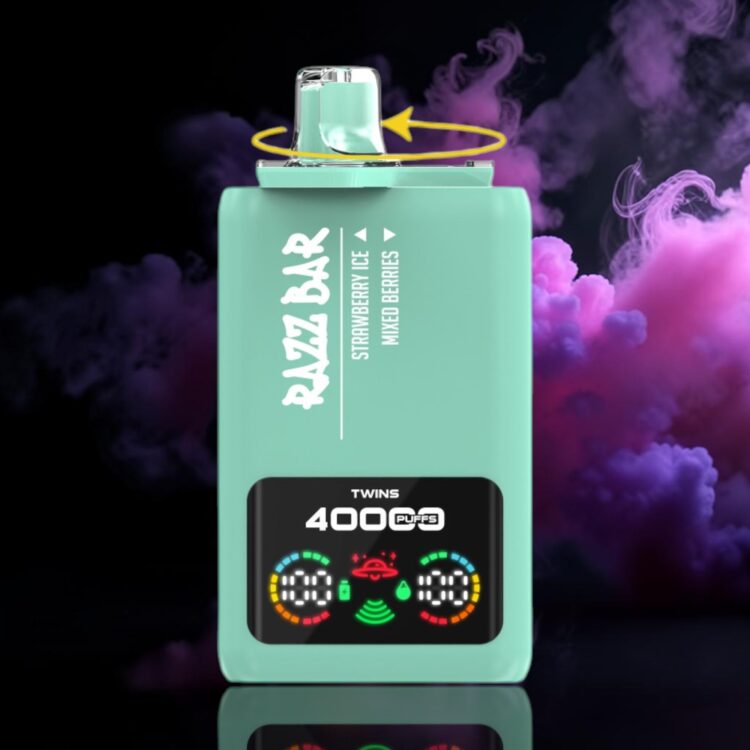 Razz Bar 40K Duo – Strawberry Ice • Mixed Berries