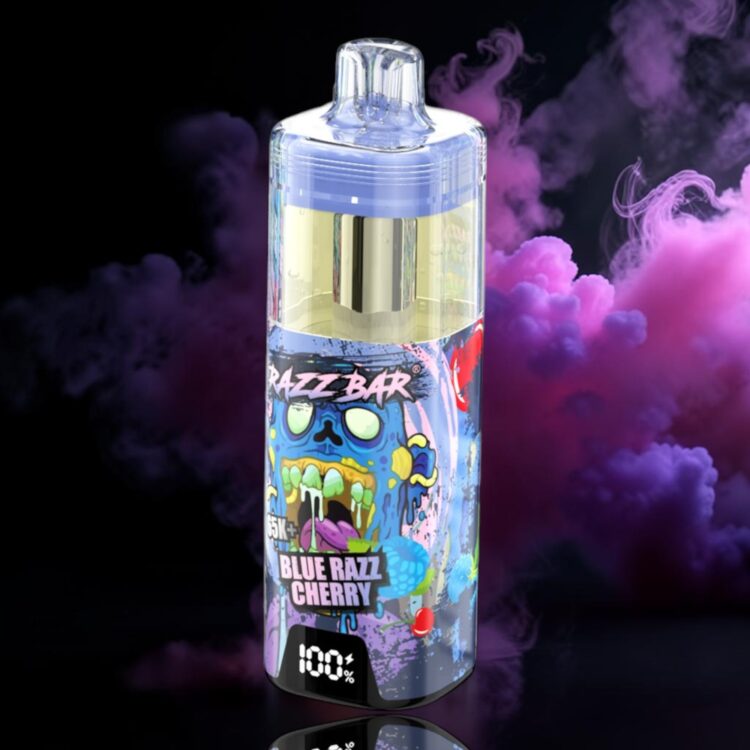 Razz Bar 65K – Blue Razz Cherry