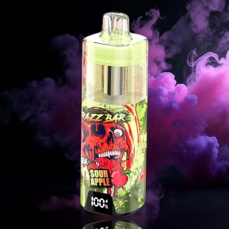 Razz Bar 65K – Sour Apple